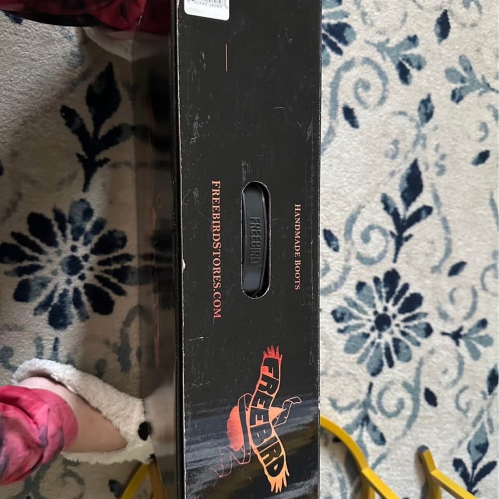 Freebird Black Handmade Boots size 7